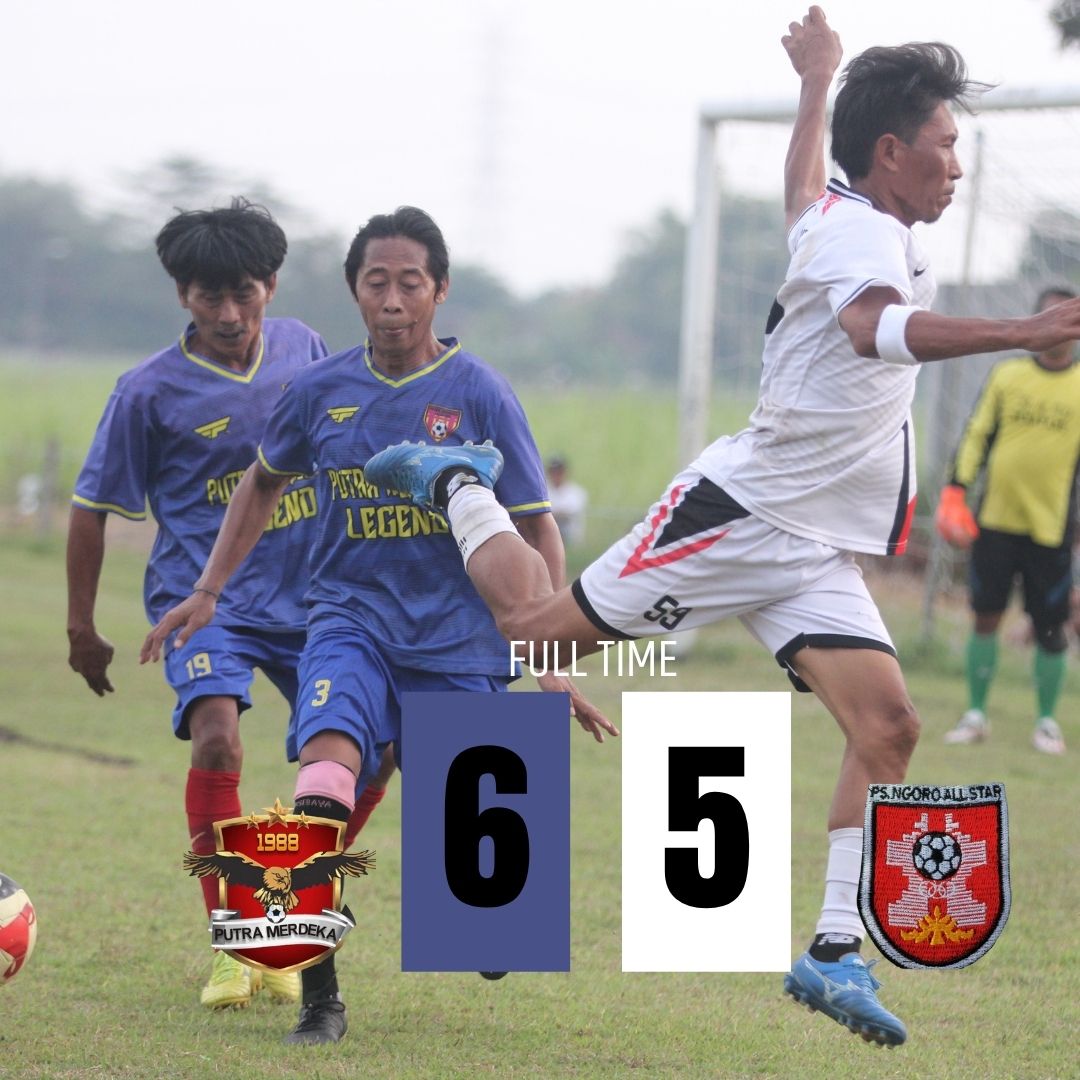 Skor pertandingan final Putra Merdeka Cup U50 2025.