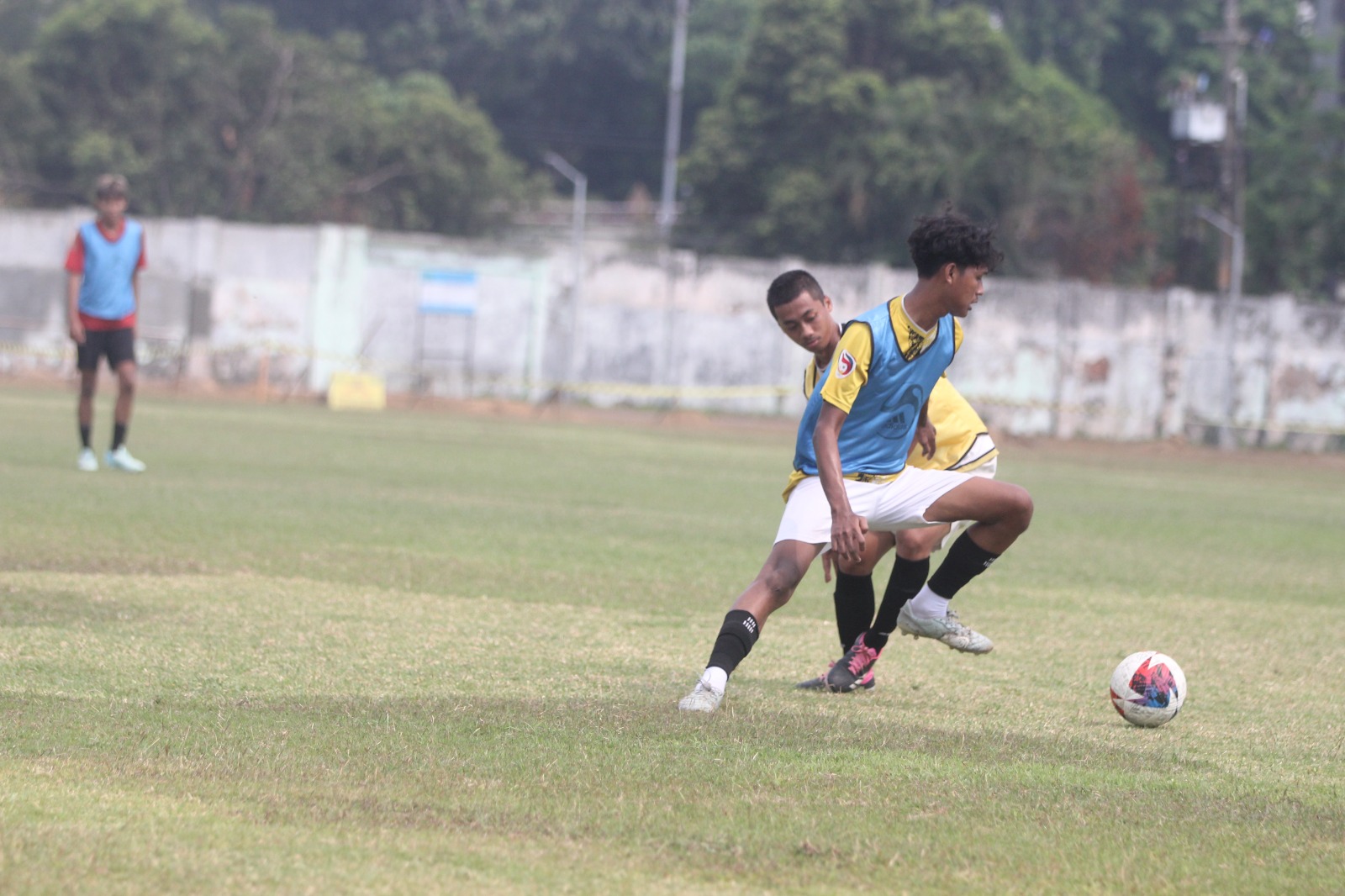 Suasana seleksi Persida yang dilaksanakan di Stadion Jenggolo, Sidoarjo, Selasa pagi (16/9/2025).