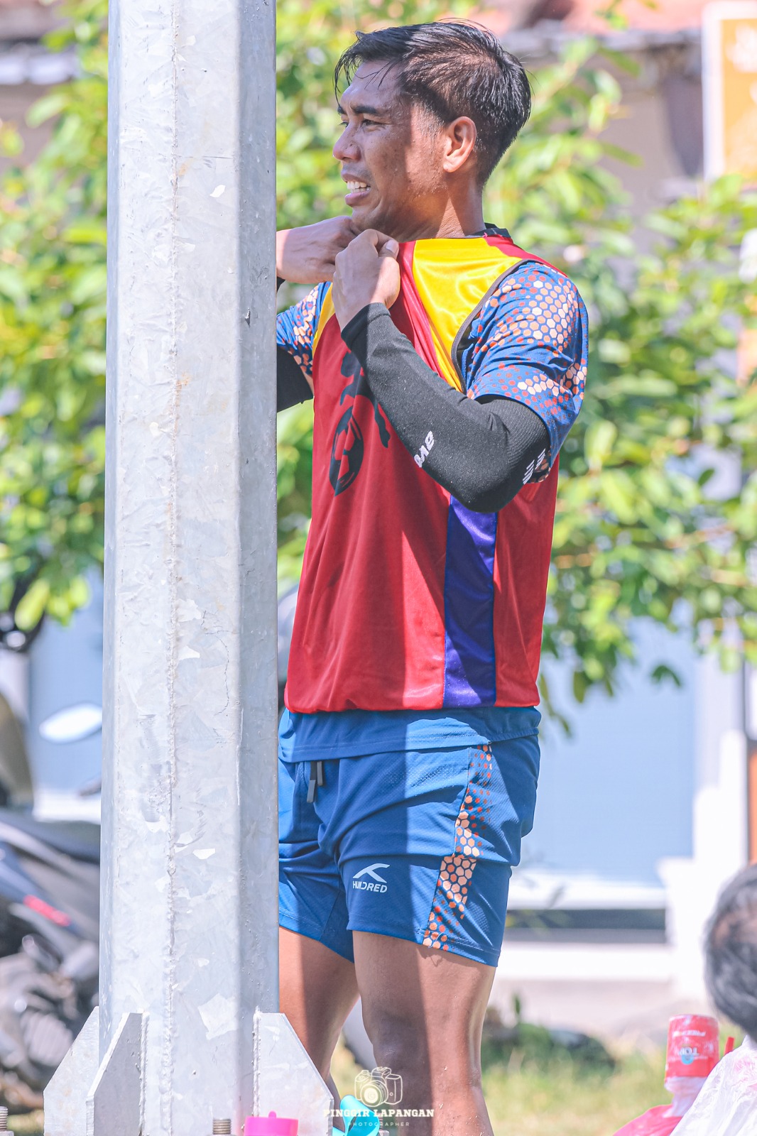 M. Bachtiar, mantan pemain Liga 2 yang hadir dalam latihan Persida Sidoarjo.